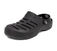 Nautica Men's Clogs - Athletic Sports Sandal - Slip-On with Adjustable Back Strap - (Water Shoes/Fuzzy Slippers) River Edge, Black River Edge, 9 UK