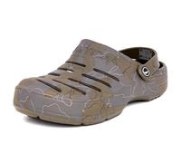 Nautica Men's Clogs - Athletic Sports Sandal - Water Shoes Slip-On with Adjustable Back Strap-River Edge-Camo-9