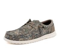 Nautica Men's Comfort Loafers, Slip-On Boat Shoe, Lightweight Casual Stretch Sneaker-Rushford, Dark Tree Camo, 10.5