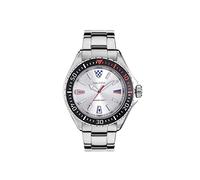 Nautica Men's Crandon Park Watch, Silver/Black, Crandon Park Beach
