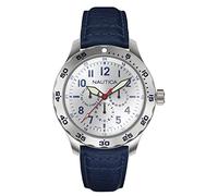 Nautica Men's Cruise Ncc01 Multi NAPNCI802 Silver Leather Quartz Fashion Watch