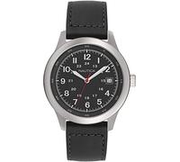 Nautica Men's Cruise Nct 1 NAPNTI801 Black Leather Quartz Fashion Watch