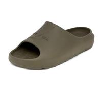 Nautica Men's Cushioned Slip-On Shower Slides - Lightweight EVA Foam Athletic Sandals for Pool, Beach, Gym, and Casual Wear, Olive-ledger, 12