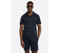 Nautica Men's Dundo SS Shirt in Dark Navy | Size: 2XL Nautica Dark Navy 2XL