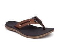 Nautica Men's Flip Flop, Beach Sandal, Boat Slide, Water Slippers, Tan-casted, 12