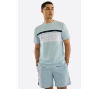 Nautica Men's Keansburg T-Shirt in Light Blue | Size: Medium Nautica Light Blue M