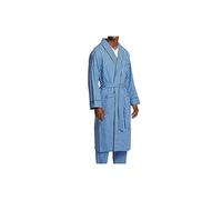 Nautica mens Long-sleeve Lightweight Cotton Woven-robe, French Blue, L-X-L