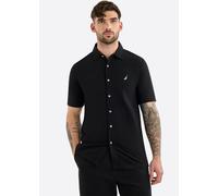 Nautica Men's Melbury SS Shirt in Black | Size: Small Nautica Black S