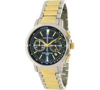 Nautica Men's Metal N23604M Two-Tone Stainless-Steel Quartz Watch with Blue Dial