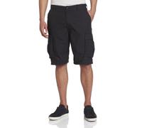 Nautica Men's Mini Ripstop Twill Cargo Short, Off Black, 38