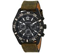 Nautica Men's N18719G NST 402 Analog Display Quartz Green Watch