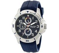 Nautica Men's NAD12505G NSR 300 Stainless Steel Watch with Navy Blue Band