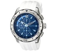 Nautica Men's NAD19521G NST 101 Analog Display Japanese Quartz White Watch