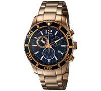 Nautica Men's NAD20004G NST 09 Analog Display Japanese Quartz Gold Watch