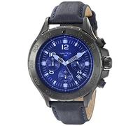 Nautica Men's NAD21008G NST Chrono Blue Crystal Analog Display Analog Quartz Blue Watch