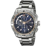 Nautica Men's NAD24500G NST 101 Analog Display Japanese Quartz Silver Watch