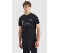 Nautica Men's Nalin SS T-Shirt in Black | Size: Large Nautica Black L