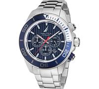 Nautica Napnof303 48mm 10atm Quartz Analogical Watch Silver Men