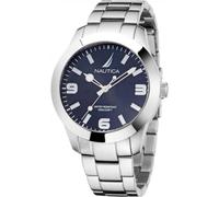 Nautica Men's NAPPBF201 Pacific Beach 42mm Quartz Watch in Silver Nautica Silver One Size