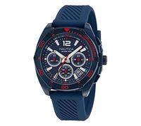 Nautica Men's NAPTCS303 Tin Can Bay Blue Silicone Strap Watch