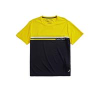 Nautica Men's Navtech Colorblock Tee T-Shirt, Zest, XS