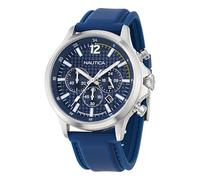 Nautica NCT Blue Ocean Silicone Strap Watch, Blue, Classic