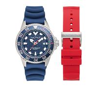 Nautica Men's Analog Quartz Watch with Silicone Strap NAPSDS504
