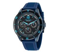 Nautica Men's NCT Windrose 46mm Watch, Blue/Black/Blue, Modern