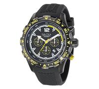 Nautica Men's NST Chronograph 46mm Watch, Black/Black/IP Black, Modern