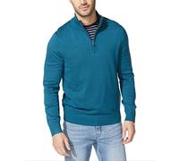 Nautica Men's Quarter-Zip Sweater, Blue Coral, S