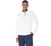 Nautica Men's Quarter-Zip Sweater, Bright White, XXL