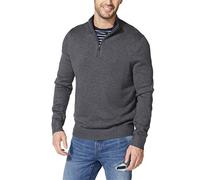 Nautica Men's Quarter-Zip Sweater, Charcoal Heather, Medium