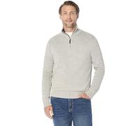 Nautica Men's Quarter-Zip Sweater, Grey Heather, Large