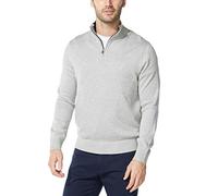Nautica Men's Quarter-Zip Sweater, Grey Heather, S