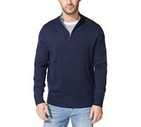 Nautica Men's Quarter-Zip Sweater, Navy, Medium