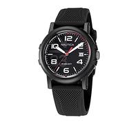 Nautica Men's Quartz Silicone Strap, Black, 20 Casual Watch (Model: NAPEPF108)