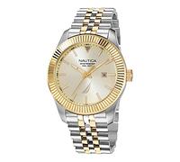 Nautica Men's Quartz Stainless Steel Strap, Silver, 22 Casual Watch (Model: NAPPBS246)