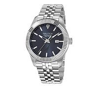 Nautica Men's Quartz Stainless Steel Strap, Silver, 22 Casual Watch (Model: NAPPBS249)