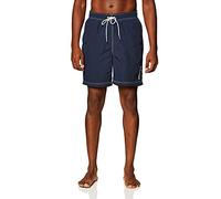 Nautica Men's Quick Dry Solid Swim Trunk, Navy, Medium