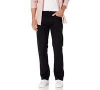 Nautica Men's Relaxed Fit Jean Pant, Space Black Wash, 33W x 34L