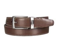 Nautica Men's Reversible Leather, Black/Brown, 38
