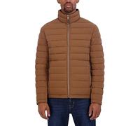 Nautica Men's Reversible Quilted Puffer Jacket -Midweight Mechanical Stretch Winter Coat, Coco, XL