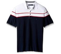 Nautica Men's s/s yd CVC Pique Polo Classic Fit, True Navy, M