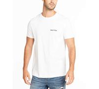 Nautica Men's Short Sleeve Crew Neck T-Shirt, Bright White Solid, XL