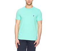 Nautica Men's Short Sleeve Crew Neck T-Shirt, Mint Spring Solid, Medium