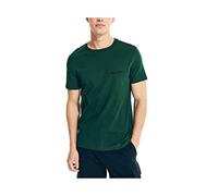 Nautica Men's Short Sleeve Crew Neck T-Shirt, Tidal Green Solid, XL