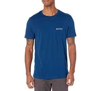 Nautica Men's Solid Short Sleeve J-Class Tee T-Shirt, Estate Blue, Large