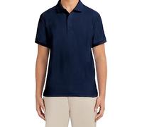 Nautica Men's Short Sleeve Uniform Stretch Polo Shirt, Navy, Medium 36/37