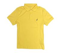 Nautica Mens Slim Fit Interlock Polo T-Shirt (as1, Alpha, 3X_l, Regular, Regular, Aspen Gold), Aspen Gold, 3XL
