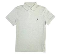 Nautica Mens Slim Fit Interlock Polo T-Shirt for Men Adult (as1, Alpha, x_l, Regular, Regular, Light Grey Heather), Light Grey Heather, XL